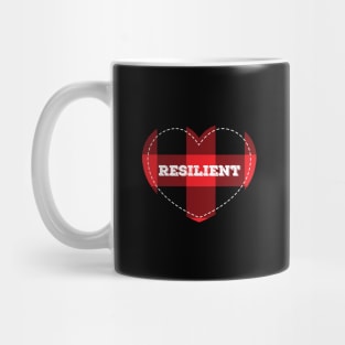 Buffalo Plaid Lumberjack Resilient Love Heart Mug